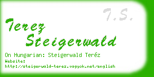 terez steigerwald business card